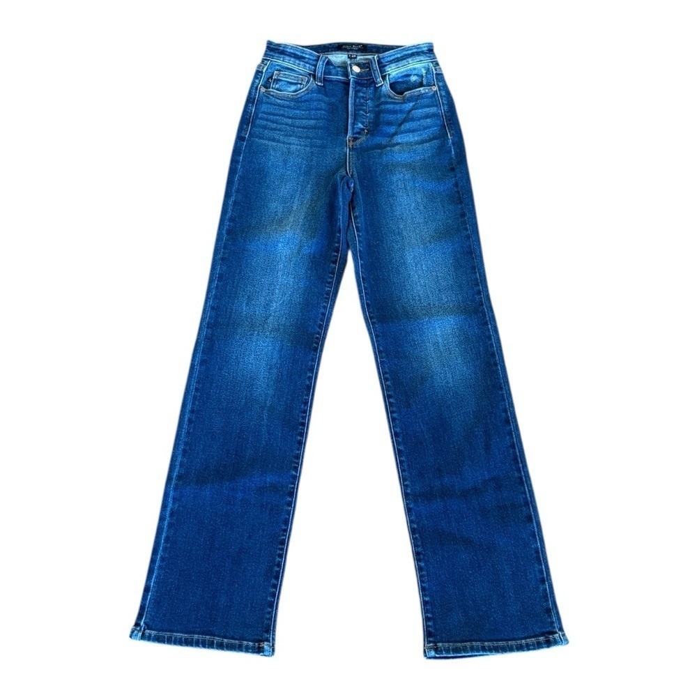 Judy Blue Dad Jean Rose Gold Buttonfly High Waist Blue Denim Size 25